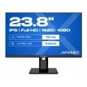 JAPANNEXT JN-IPS2382FHDR-HSP computer monitor 61 cm (24") 1920 x 1080 pixels Full HD LCD Black