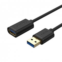 UNITEK Y-C456GBK kaabli soomuutja USB Type-A Must