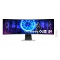 Samsung G95SD kompiuterio monitorius 124,5 cm (49") 5120 x 1440 pikseliai Dual QHD OLED Sidabras Samsung G95SD kompiuterio monitorius 124,5 cm (49") 5120 x 1440 pikseliai Dual QHD OLED Sidabras