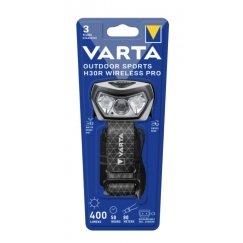 Varta 18650 101 401 žibintuvėlis Juoda Ant galvos tvirtinamas žibintuvėlis LED