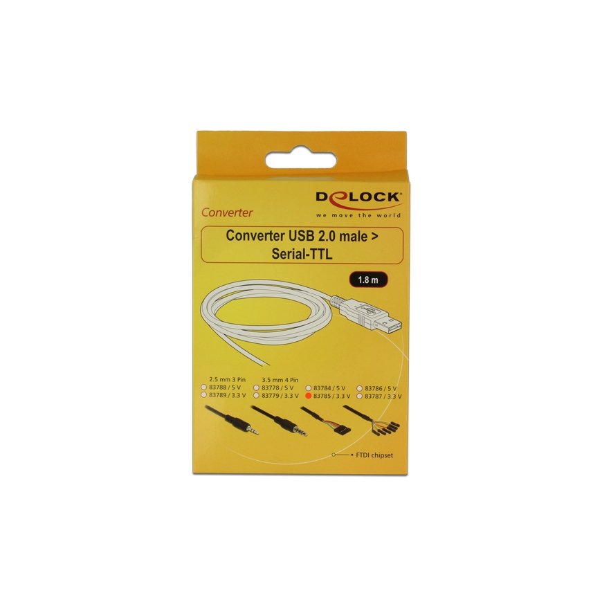 DeLOCK 1.8m USB2.0-A/TTL 6-p USB-kaabel 1,8 m USB A Must – 2