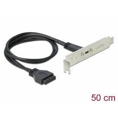 DeLOCK Slot Bracket with 1 x USB Type-C Port