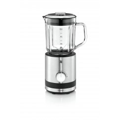 WMF KITCHENminis 0416490011 0,8 L Pöydällä pidettävä tehosekoitin 400 W musta, Ruostumaton teräs, Läpinäkyvä