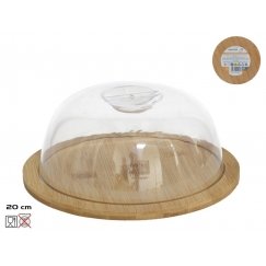 Cheese Bowl With Lid 20 Cm, 7,5 X 20 X 20 Cm, KITCHEN&GO