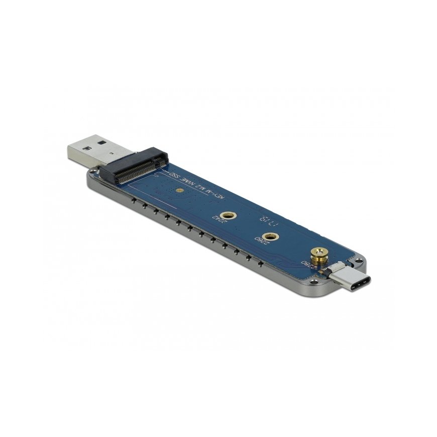 DeLOCK 42616 storage drive enclosure SSD enclosure Silver M.2 – 2