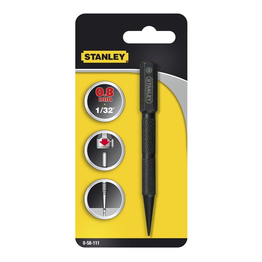 Stanley 0-58-112 perforators, naglu komplekts un pludiņš Naglu perforators