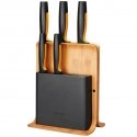 Fiskars 1057552 nažu bloks Nažu turētājs ar atverēm Bamboo, Plastmasa, Nerūsējošs tērauds Koks Fiskars 1057552 nažu bloks Nažu turētājs ar atverēm Bamboo, Plastmasa, Nerūsējošs tērauds Koks