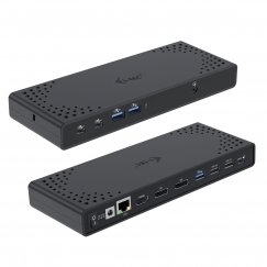 i-tec C31TRIPLE4KDOCKPD knyginių kompiuterių dokas / jungčių replikatorius Vielinis USB 3.2 Gen 1 (3.1 Gen 1) Type-C Juoda