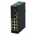 Dahua Technology DH-LR2110-8ET-120 L2 Fast Ethernet (10/100) Power over Ethernet -tuki musta Dahua Technology DH-LR2110-8ET-120 L2 Fast Ethernet (10/100) Power over Ethernet -tuki musta
