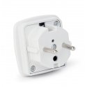 Gembird A-AC-UKEU-001 maitinimo kištukų adapteris G tipas (UK) F tipas Balta Gembird A-AC-UKEU-001 maitinimo kištukų adapteris G tipas (UK) F tipas Balta