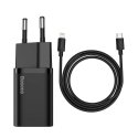 Baseus TZCCSUP-B01 mobile device charger Universal Black AC Fast charging Indoor Baseus TZCCSUP-B01 mobile device charger Universal Black AC Fast charging Indoor