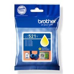 Brother LC521Y tindikassett 1 tk Originaal Kollane