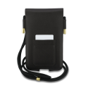Lacoste PVC Blend Monogram Metal Logo Phone Pouch XL Brown Lacoste PVC Blend Monogram Metal Logo Phone Pouch XL Brown
