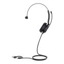 Yealink UH35 Mono UC USB-C/A Austiņas Vadu Zvani / mūzika USB Type-C / USB Type-A Melns