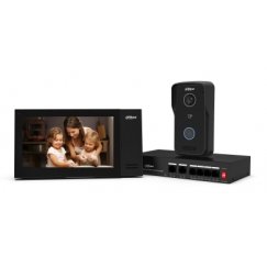Dahua Technology DHI-VTO2111D-P-S3 видеодомофон 2 MP 17,8 cm (7") Черный