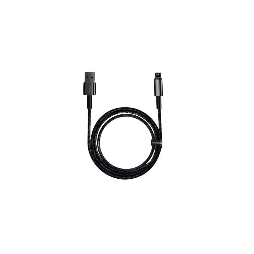 Baseus CALWJ-A01 кабель с разъемами Lightning 2 m Черный