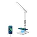 Immax KINGFISHER Qi белая светодиодная настольная лампа с беспроводной зарядкой Qi и USB Immax KINGFISHER Qi белая светодиодная настольная лампа с беспроводной зарядкой Qi и USB