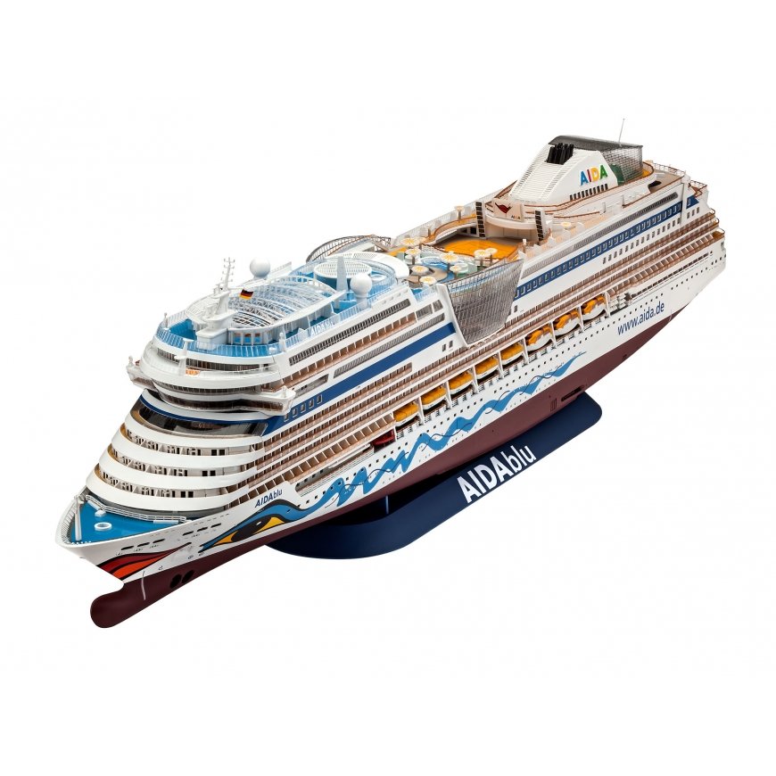 Revell AIDAblu Pasažieru kuģa modelis Montāžas