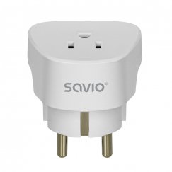 Savio AP-01 toiteadapter ja vaheldi Hoonesisene 3750 W Valge