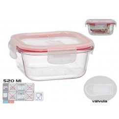 Kandiline lõunakarp 520 ml, 6,5 x 14 x 14 cm, KITCHEN&GO