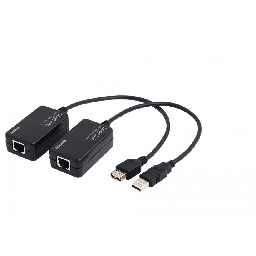LogiLink Line Extender USB via CAT5/6 интерфейсная карта/адаптер – 3
