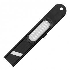 Microplane 48010 Käsikäyttöinen raastin ja spiraalileikkuri Tasainen raastin musta