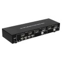 Techly IDATA DP-KVM2 KVM-lüliti Must