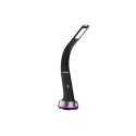 Immax CORELLA LED galda lampa ar Qi uzlādes melniem + sudraba elementiem, RGB fona apgaismojumu Immax CORELLA LED galda lampa ar Qi uzlādes melniem + sudraba elementiem, RGB fona apgaismojumu
