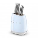 Smeg KBSF02PB virtuvės stalo įrankių / peilių rinkinys Peilių stovas su angomis Smeg KBSF02PB virtuvės stalo įrankių / peilių rinkinys Peilių stovas su angomis