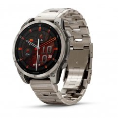 Garmin Fenix 8 3,56 cm (1.4") AMOLED 47 mm Digitaalne 454 x 454 pikslit Puutetundlik ekraan Titaanium WiFi GPS (satelliit)