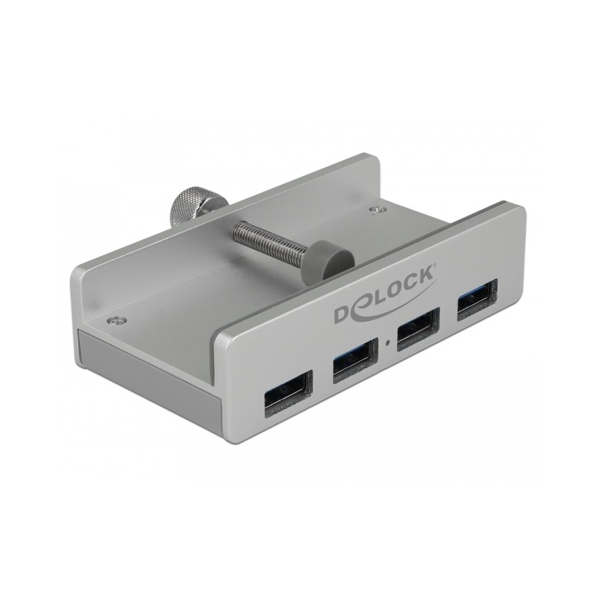 DeLOCK 64046 keskitin USB 3.2 Gen 1 (3.1 Gen 1) Type-A 5000 Mbit/s Hopea
