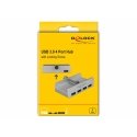 DeLOCK 64046 interface hub USB 3.2 Gen 1 (3.1 Gen 1) Type-A 5000 Mbit/s Silver DeLOCK 64046 interface hub USB 3.2 Gen 1 (3.1 Gen 1) Type-A 5000 Mbit/s Silver