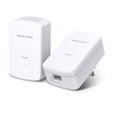 Mercusys MP500 KIT сетевой адаптер PowerLine 1000 Мбит/с Подключение Ethernet Белый 2 шт Mercusys MP500 KIT сетевой адаптер PowerLine 1000 Мбит/с Подключение Ethernet Белый 2 шт