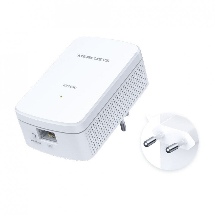 Mercusys MP500 KIT сетевой адаптер PowerLine 1000 Мбит/с Подключение Ethernet Белый 2 шт – 2