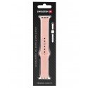 Swissten Silicone Band for Apple Watch 42-44mm Pink Sand - 8595217477179 Kellarihm