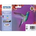 Epson Hummingbird Multipack 6-colours T0807 Claria Photographic Ink Epson Hummingbird Multipack 6-colours T0807 Claria Photographic Ink