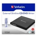 Verbatim Slimline CD/DVD optiskā iekārta (CD, DVD-RW, Blu-Ray) Melns Verbatim Slimline CD/DVD optiskā iekārta (CD, DVD-RW, Blu-Ray) Melns