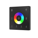 Remote Control RGB/RGBW Panel Slim Black Wall Mounted 4 Zone LED RF 2.4GHz SD Series Remote Control RGB/RGBW Panel Slim Black Wall Mounted 4 Zone LED RF 2.4GHz SD Series