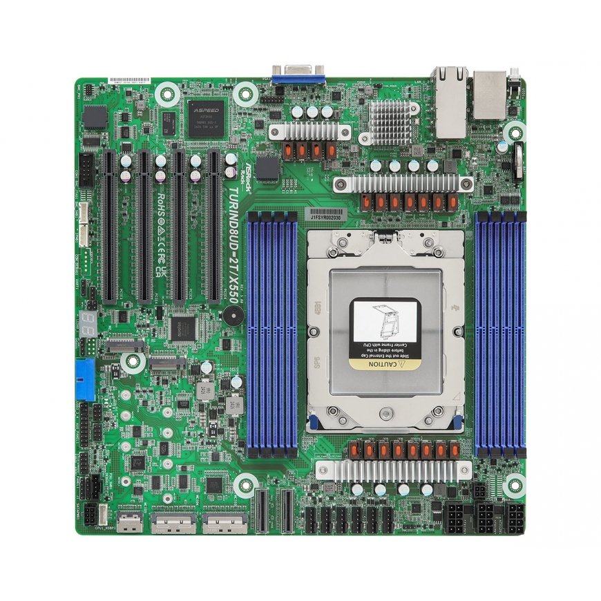 Asrock TURIND8UD-2T/X550 emaplaat AMD SoC Socket SP5