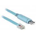 DeLOCK Adapter USB 2.0 Type-A male 1 x Serial RS-232 RJ45 male 2.0 m blue DeLOCK Adapter USB 2.0 Type-A male 1 x Serial RS-232 RJ45 male 2.0 m blue