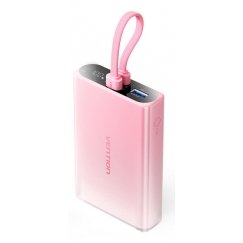 Vention FHZP0 ārējais akumulators 10000 mAh Rozā