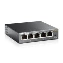 TP-Link TL-SG105E Valdomas L2 Gigabit Ethernet (10/100/1000) Juoda TP-Link TL-SG105E Valdomas L2 Gigabit Ethernet (10/100/1000) Juoda