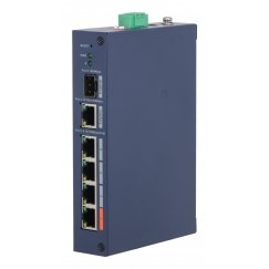 Dahua Technology CHS4106-4ET-60 võrgulüliti Juhitav L2 Fast Ethernet (10/100) Power over Ethernet tugi Lauaarvuti Sinine