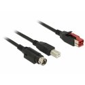 DeLOCK 85489 USB-kaapeli USB 2.0 3 m USB B musta