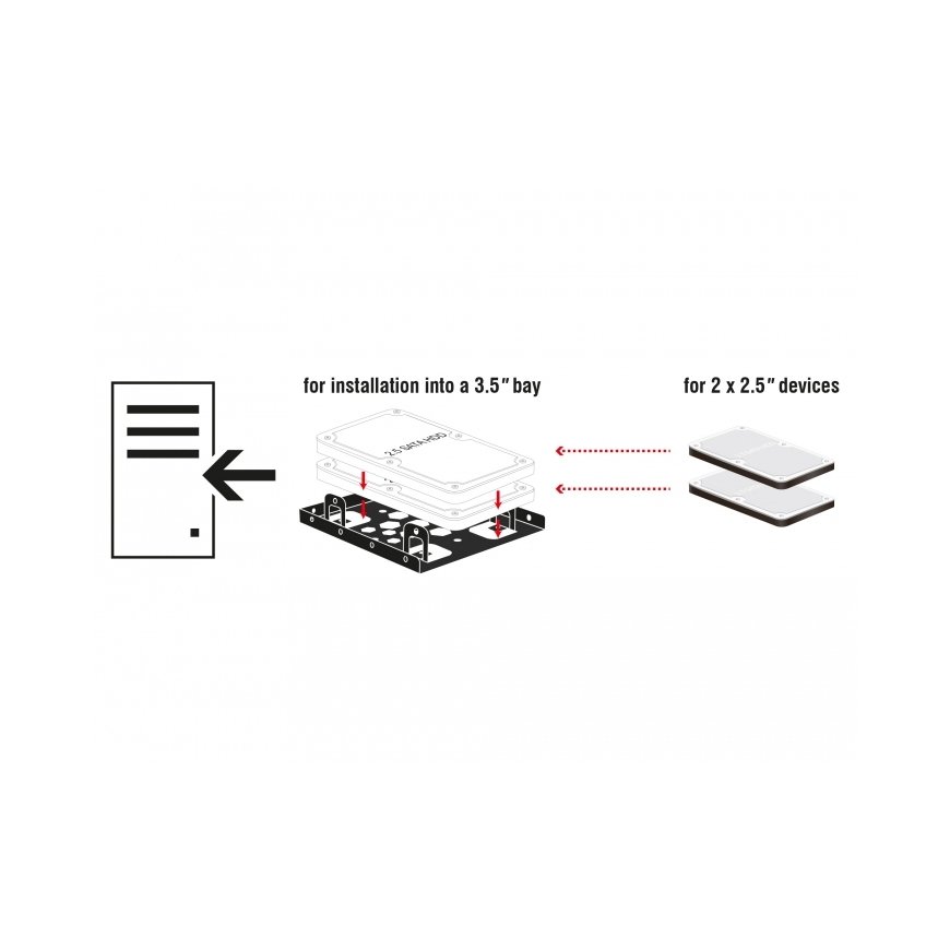 DeLOCK 21324 computer case part – 3