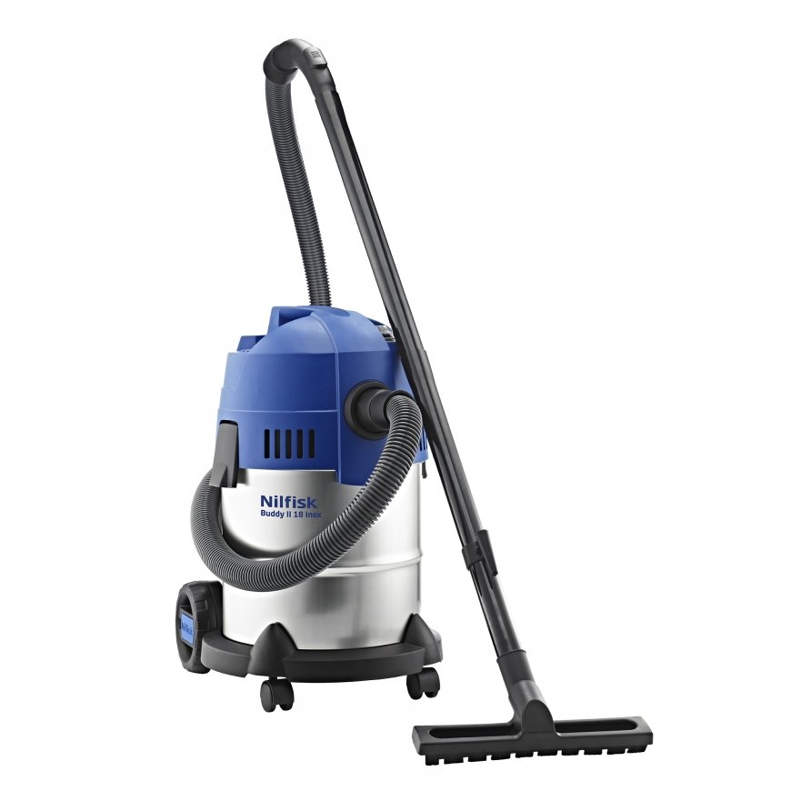 Nilfisk Buddy II 18 Inox Melns