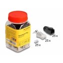 DeLOCK 66903 коннектор RJ-45 Черный, Металлический DeLOCK 66903 коннектор RJ-45 Черный, Металлический