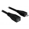 DeLOCK 83248 USB кабель USB 2.0 1 m Micro-USB B Черный DeLOCK 83248 USB кабель USB 2.0 1 m Micro-USB B Черный