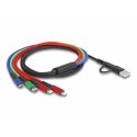 DeLOCK 87884 USB kabelis USB 2.0 1,2 m USB A/USB C 2 x Lightning / Micro USB-B / USB C Juoda, Mėlyna DeLOCK 87884 USB kabelis USB 2.0 1,2 m USB A/USB C 2 x Lightning / Micro USB-B / USB C Juoda, Mėlyna
