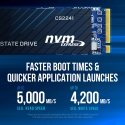 PNY CS2241 1TB M.2 NVME PCI Express 4.0 3D NAND PNY CS2241 1TB M.2 NVME PCI Express 4.0 3D NAND
